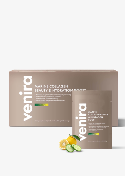 VENIRA beauty hydratační kolagenový drink, okurka a yuzu, mořský kolagen