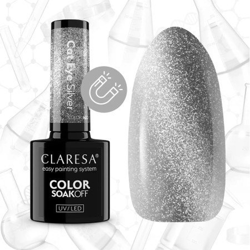 Gel lak CLARESA Alchemy Cat Eye Silver 5ml