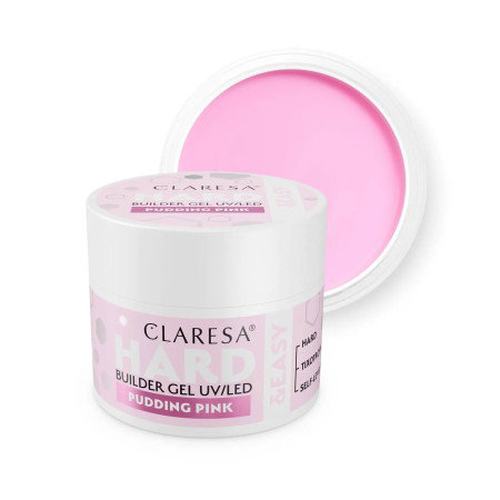 CLARESA HARD&EASY Pudink růžový 12g