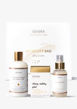 VENIRA beauty bag - kapsle pro vlasy, šampon pro podporu růstu, hair booster
