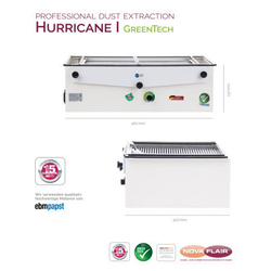 Vestavěný odsavač prachu Hurricane GreenTech 320 m3/h