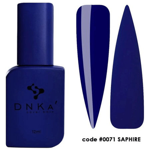 DNKa' Rubber Cover Base 0071 Sapphire 12 ml - sytě královsky modrá gumová báze