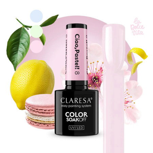 Gel lak CLARESA Ciao Pastel 8 5ml