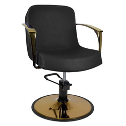Stylové křeslo Gabbiano golden Bologna black