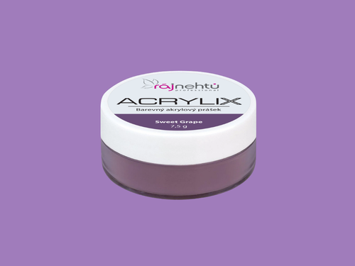 Akrylový prášek ACRYLIX 7,5 g -  Sweet Grape