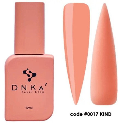 DNKa' Rubber Cover Base 0017 Kind 12 ml - broskvově oranžová gumová báze