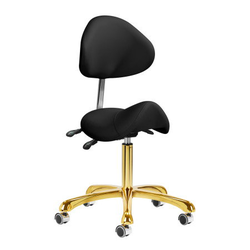 Kosmetické křeslo Giovanni 1004 gold black