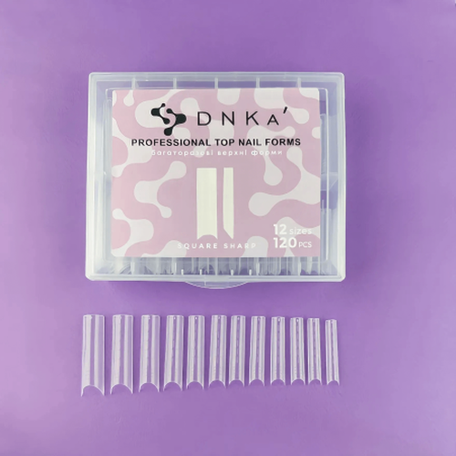 DNKa Top Nail Forms Square Sharp 120 ks forem na nehty
