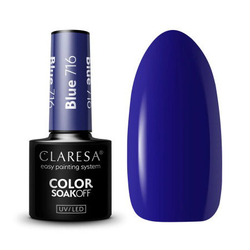 Gel lak CLARESA Blue 716 5ml
