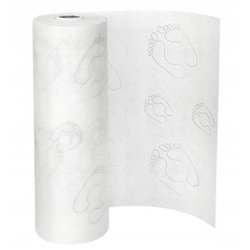 Jednorázové podložky na pedikúru s chodidly 40×40 cm v roli - balení 100 ks