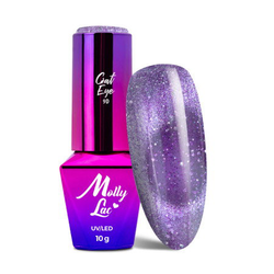 Molly Lac Cat Eye Foxy Eyes 552 Purple Light 10 g - magnetický efekt kočičích očí