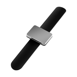 Černý magnetický pásek na manžetové knoflíčky