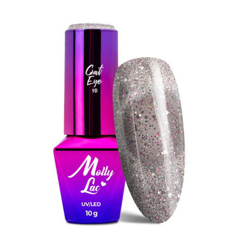 Molly Lac Cat Eye Foxy Eyes 558 Multicolor Chrome 10 g - magnetický efekt kočičích očí