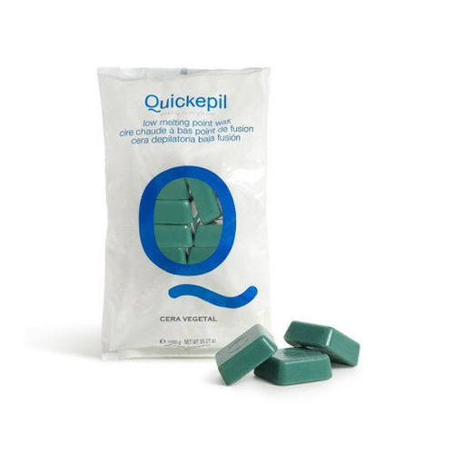 Quickepil bezpáskové vosk na depilaci zelený 1kg