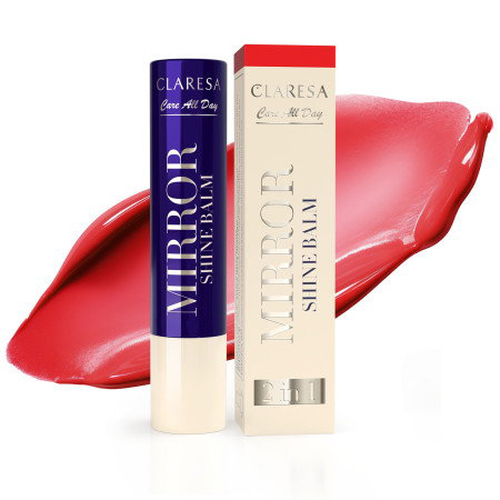 Claresa Mirror Shine Balm 3 g – lesk na pery v tyčinke Queen of Hearts