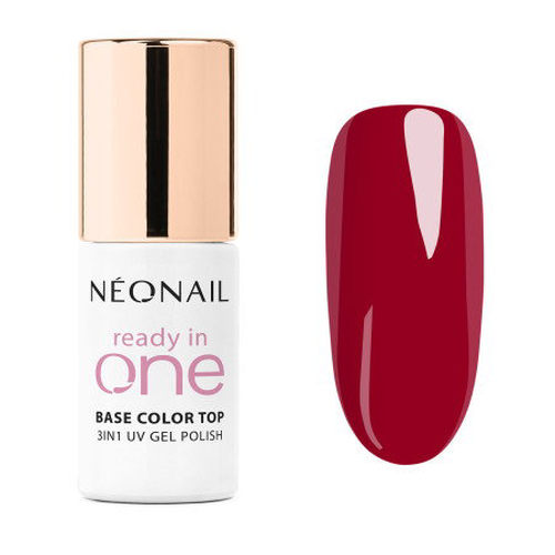 NeoNail READY IN ONE One Berry Red 12 - gelový lak na nehty 3v1 7,2 ml