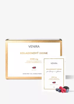VENIRA kolagenový drink pro vlasy, nehty a pleť, lesní plody, vepřový kolagen