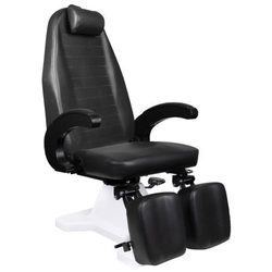 112 černé hydraulické podiatrické křeslo