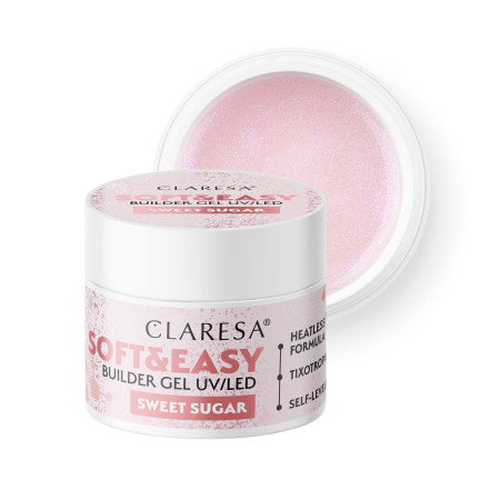 CLARESA STAVEBNÍ GEL NA NEHTY SOFT&EASY SWEET SUGAR 90G