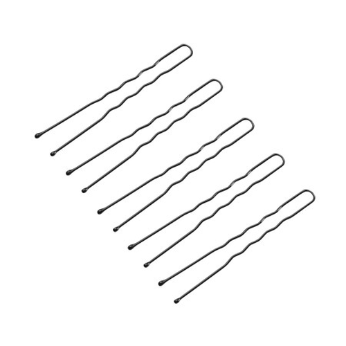 Kadeřnické sponky e-65 300 kusů 6 cm černé