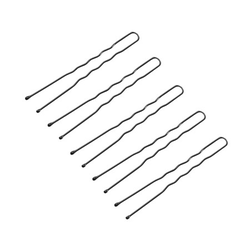 Kadeřnické sponky e-65 300 kusů 6 cm černé